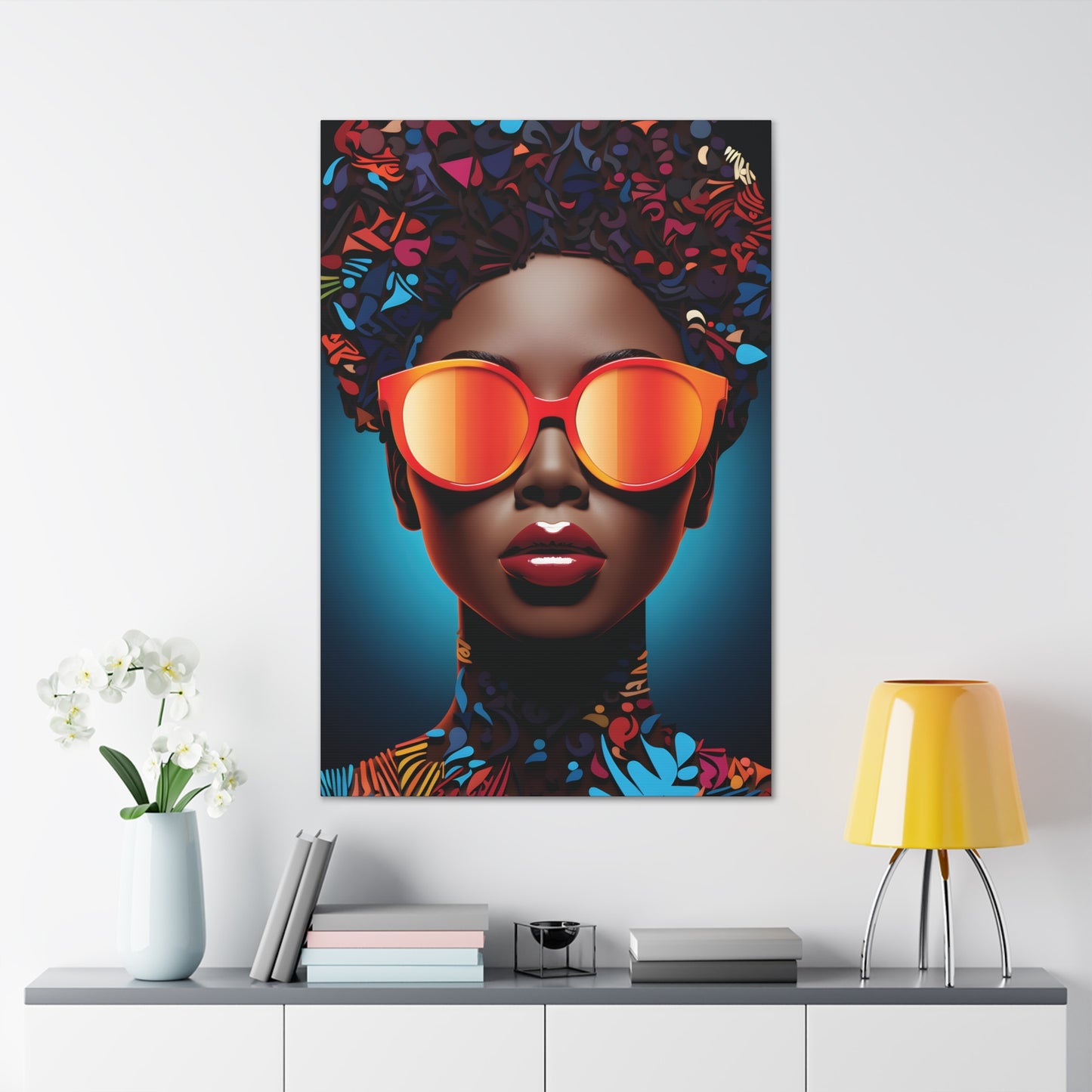 Bold Shades of Beauty (Monique) - Canvas Print