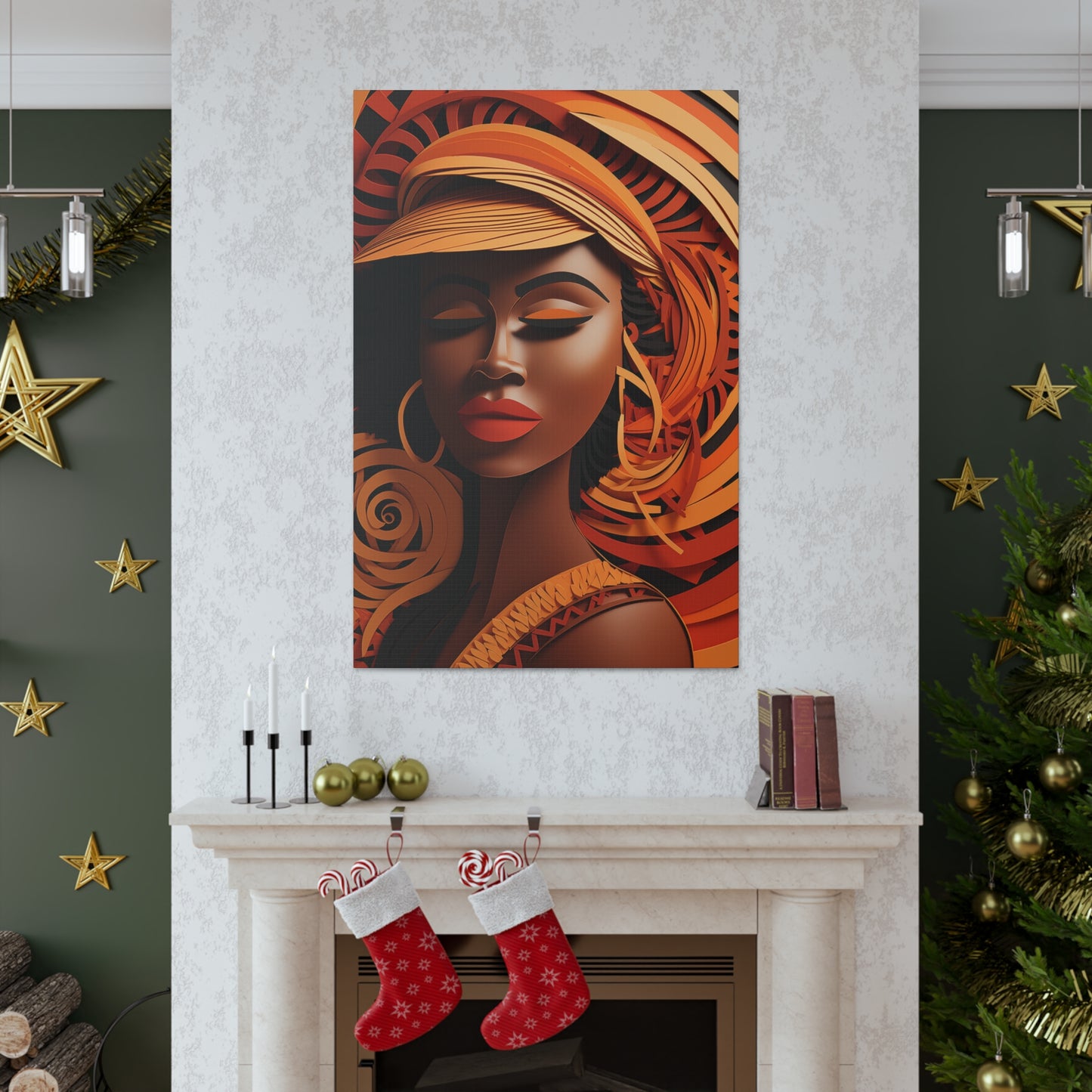 Copper Queens (Mona) - Canvas Print