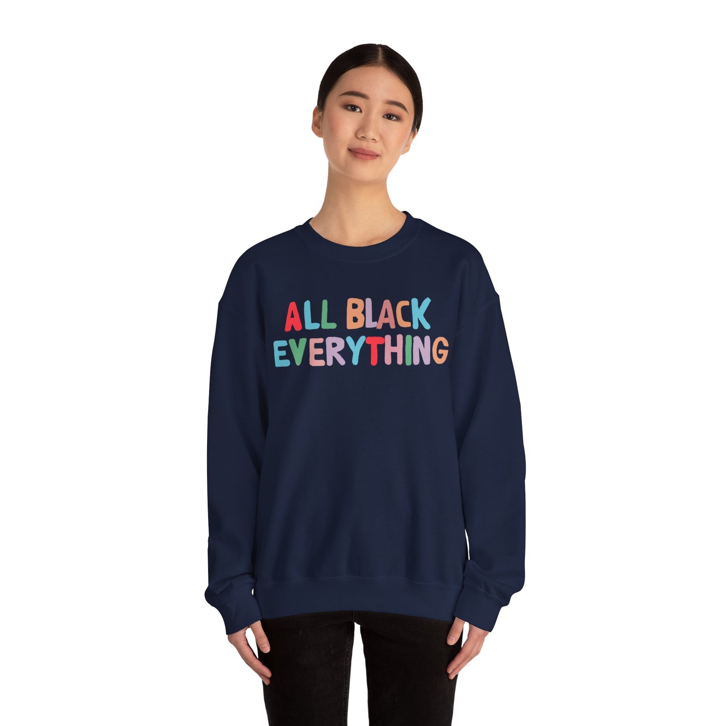 All Black Everything - Unisex Heavy Blend™ Crewneck Sweatshirt