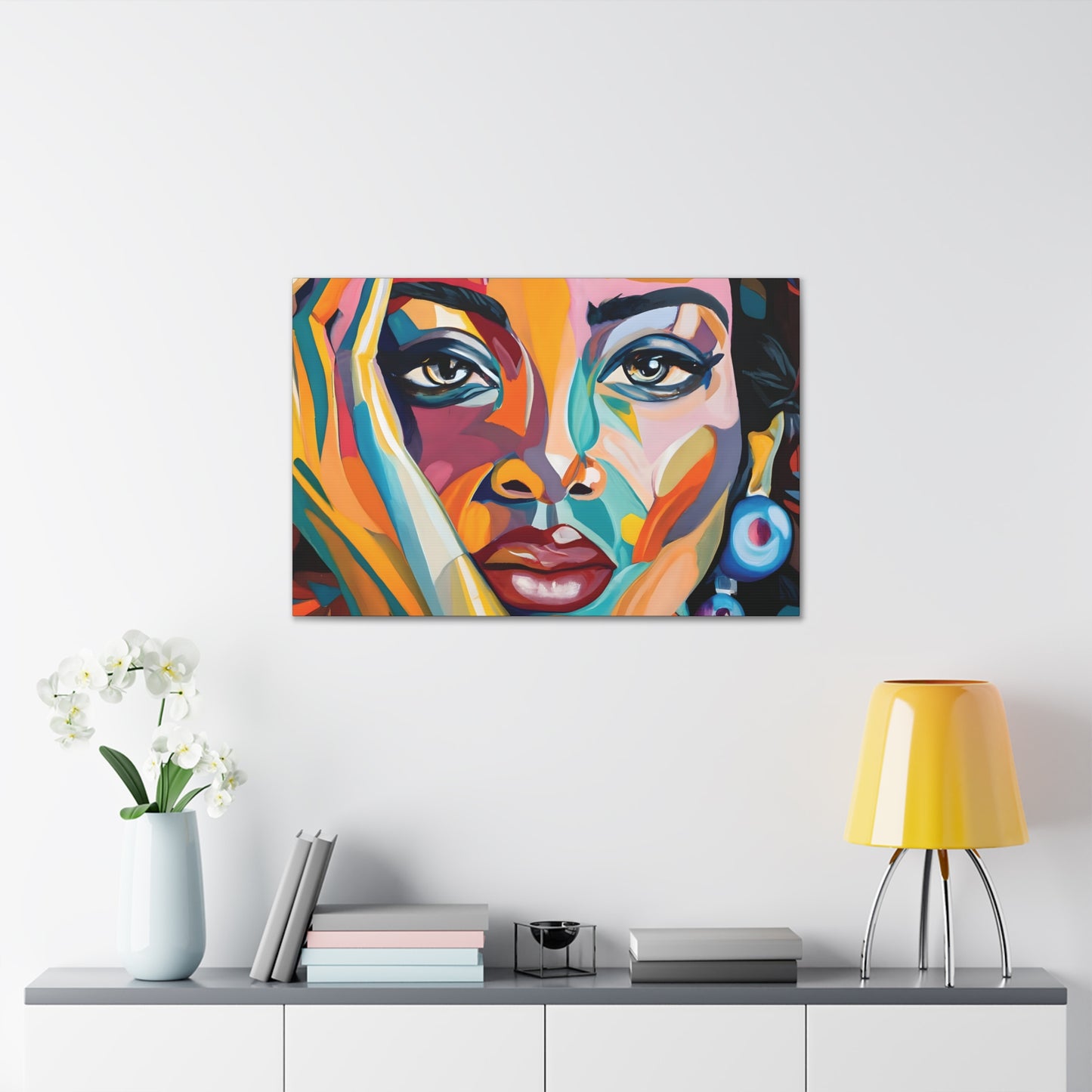 Abstract Africana (Pamela) - Canvas Print