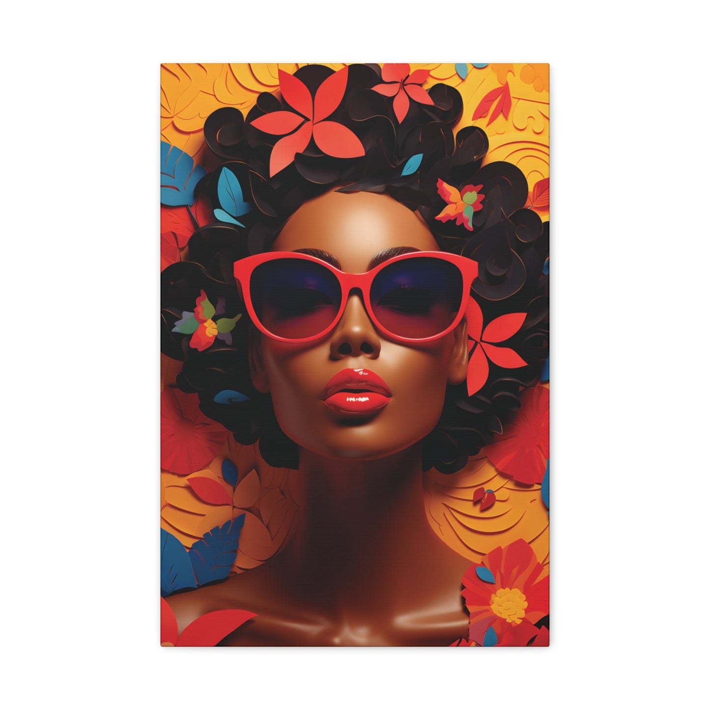 Bold Shades of Beauty (Maya) - Canvas Print