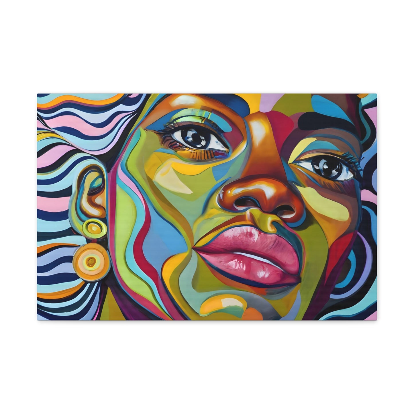 Abstract Africana (Yara) - Canvas Print