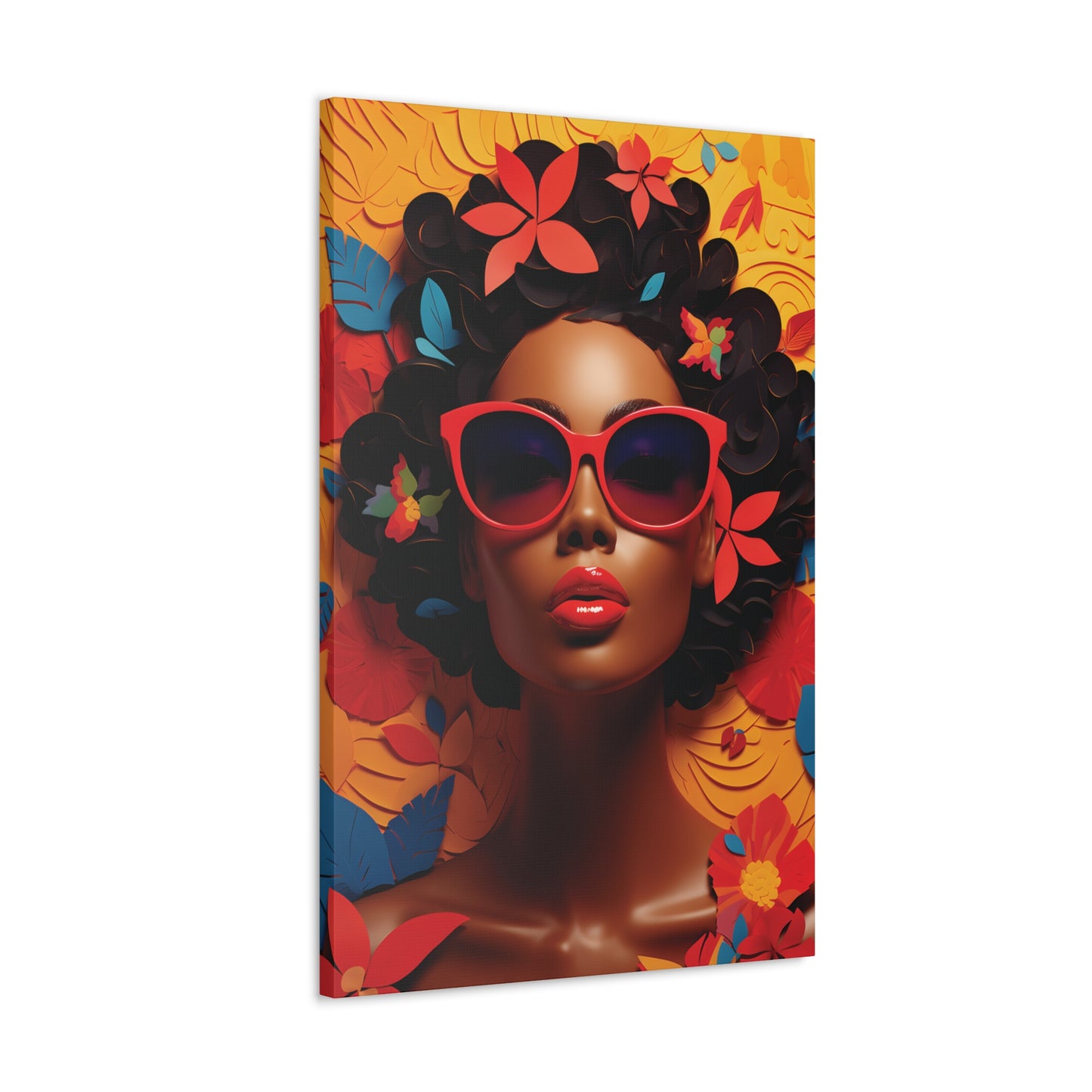 Bold Shades of Beauty (Maya) - Canvas Print