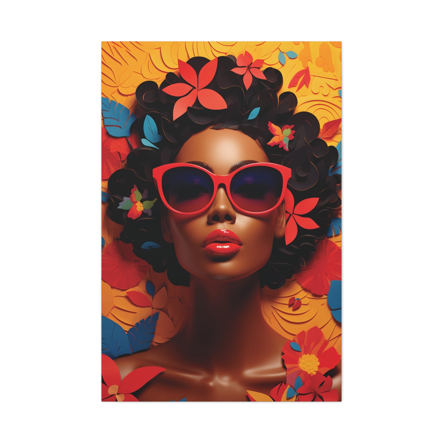 Bold Shades of Beauty (Maya) - Canvas Print