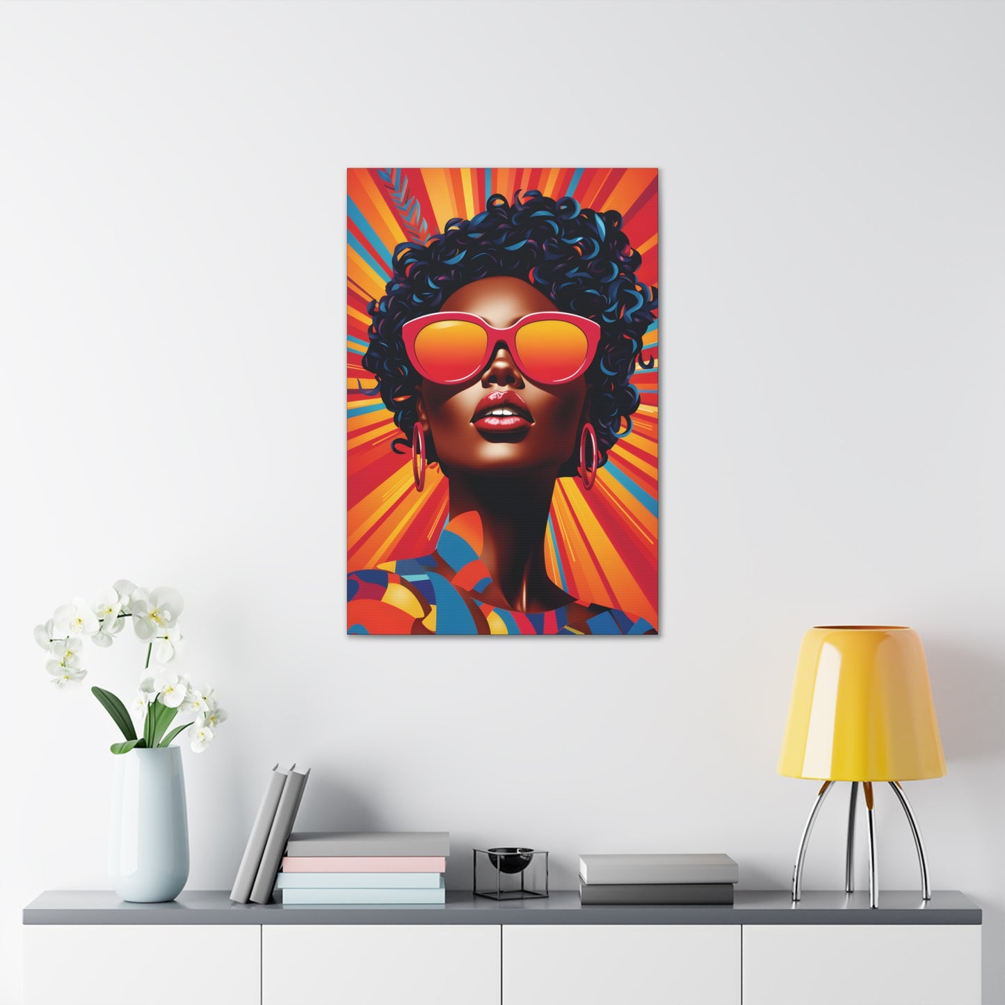 Electric Elegance (Felicia) - Canvas Print