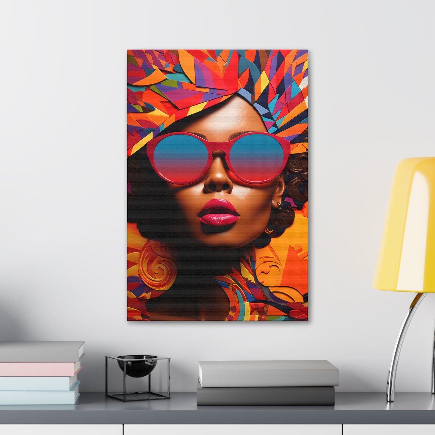 Kente Kouture (Aaliyah) - Canvas Print