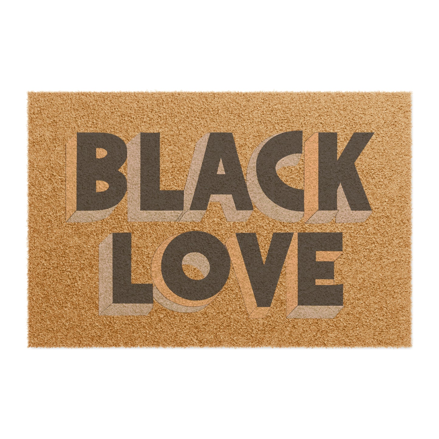 Black Love Doormat