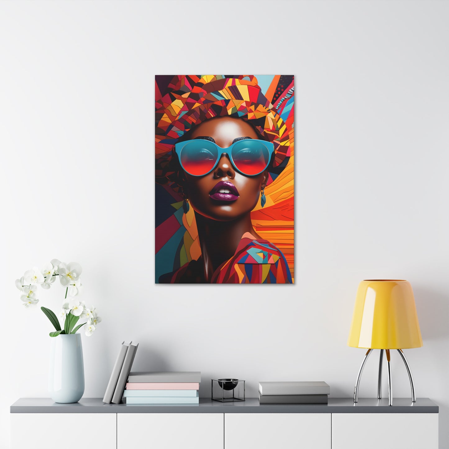 Kente Kouture (Dionne) - Canvas Print