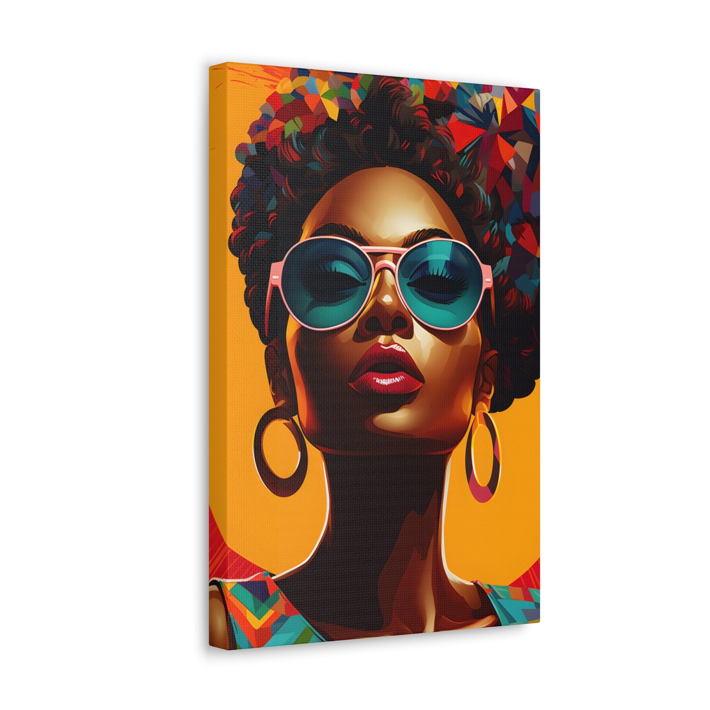 Kente Kouture (Renee) - Canvas Print