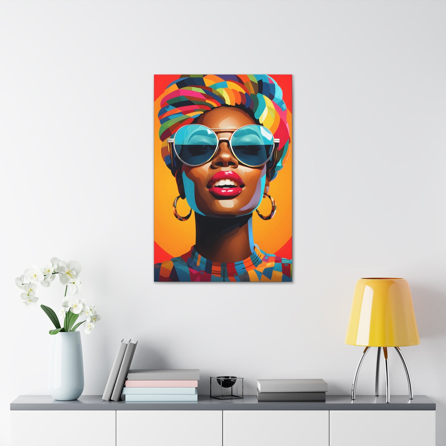 Kente Kouture (Camille)  - Canvas Print