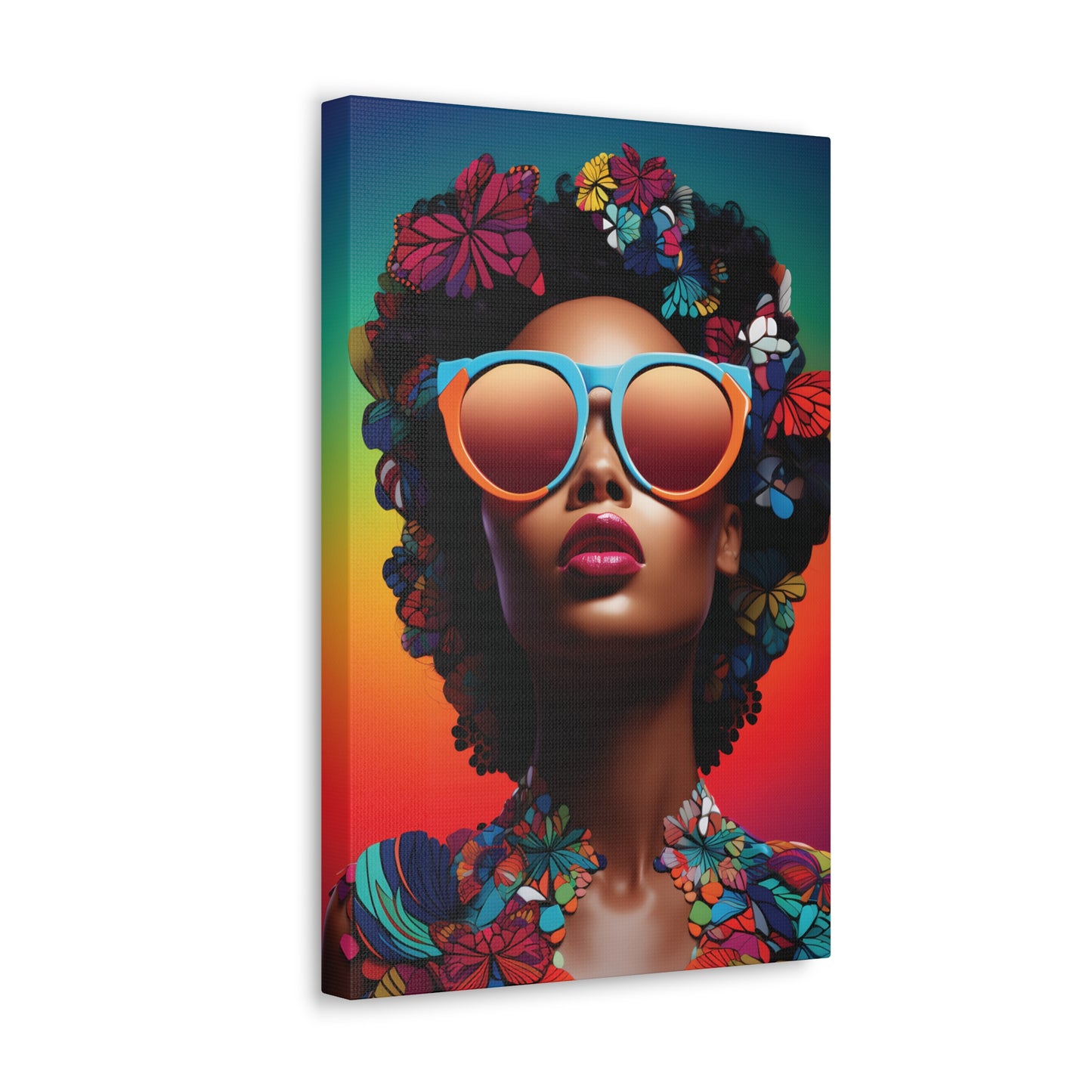 Bold Shades of Beauty (Vanessa) - Canvas Print