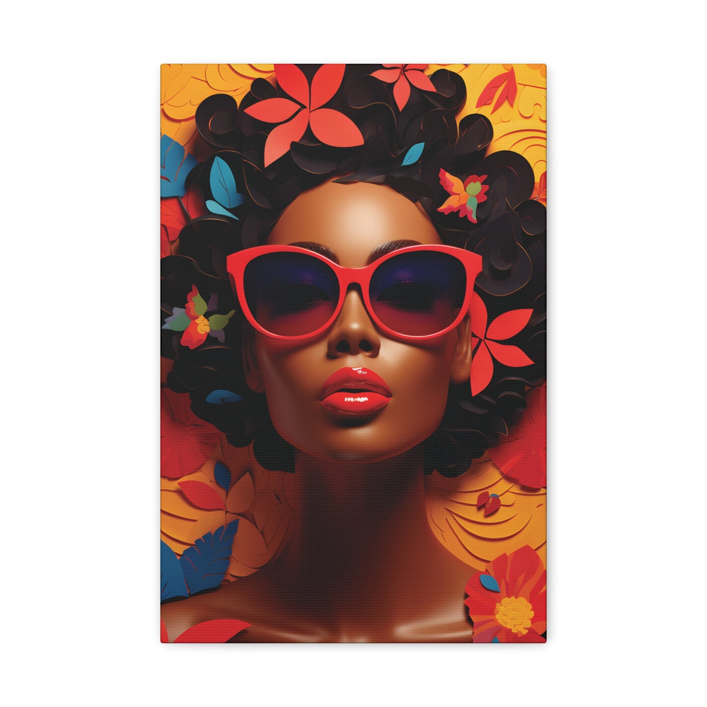 Bold Shades of Beauty (Maya) - Canvas Print