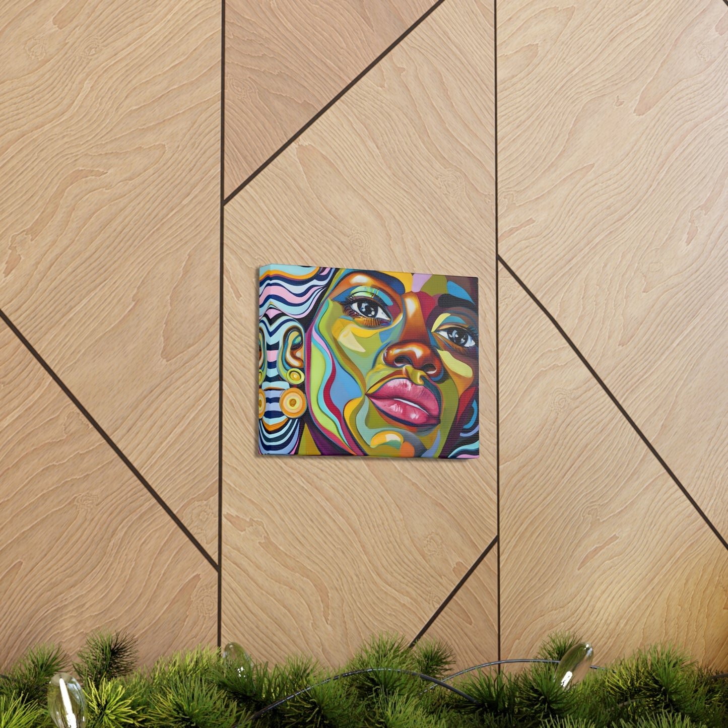 Abstract Africana (Yara) - Canvas Print