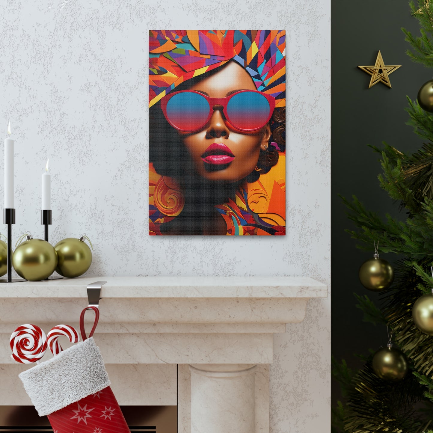 Kente Kouture (Aaliyah) - Canvas Print