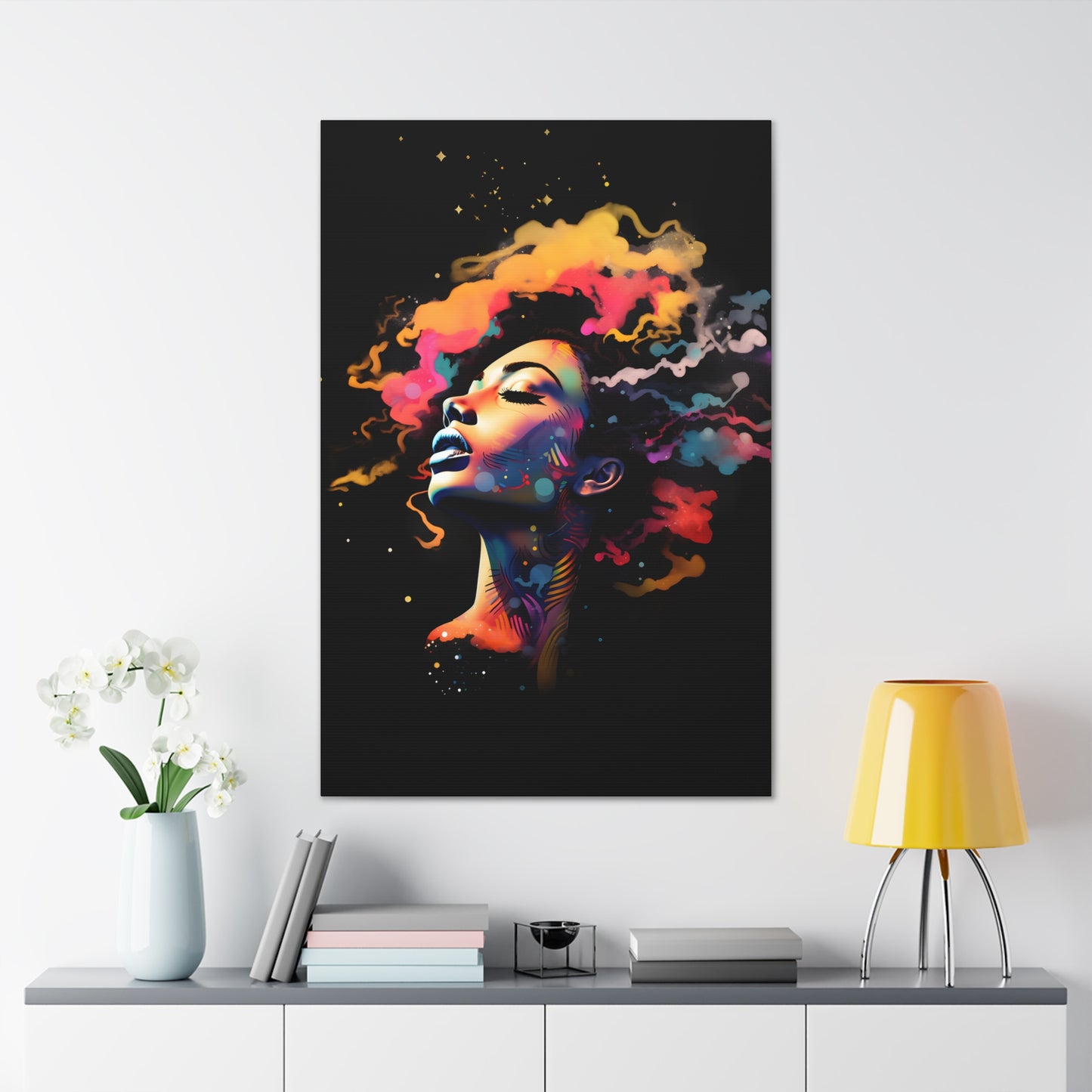 Cosmic Color & Cloudscapes (Stella)  - Canvas Print