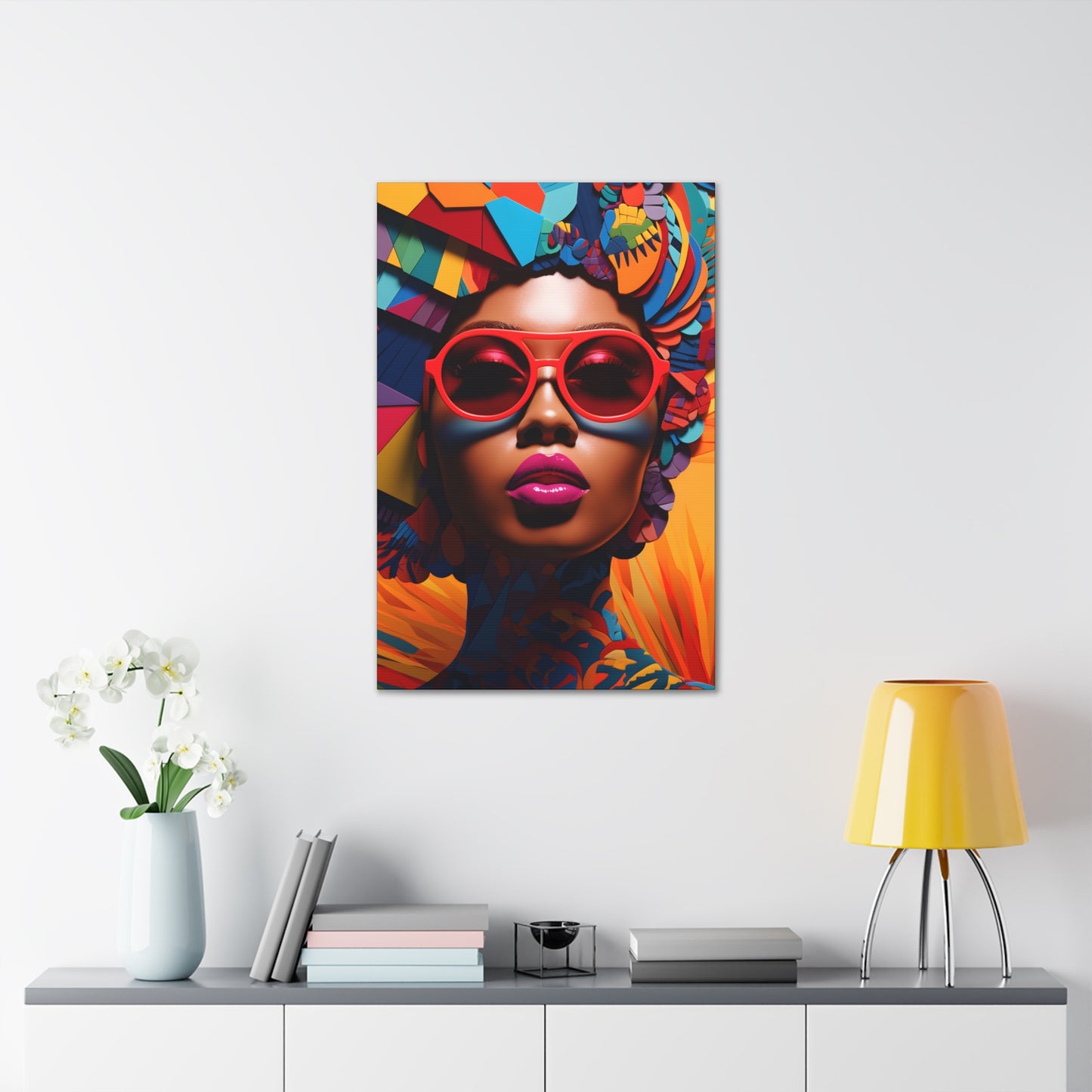 Kente Kouture (Safiya) - Canvas Print