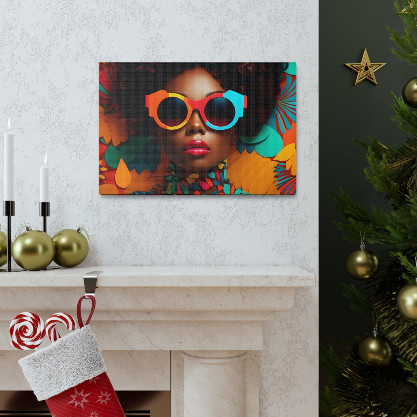 Bold Shades of Beauty (Zahra) - Canvas Print