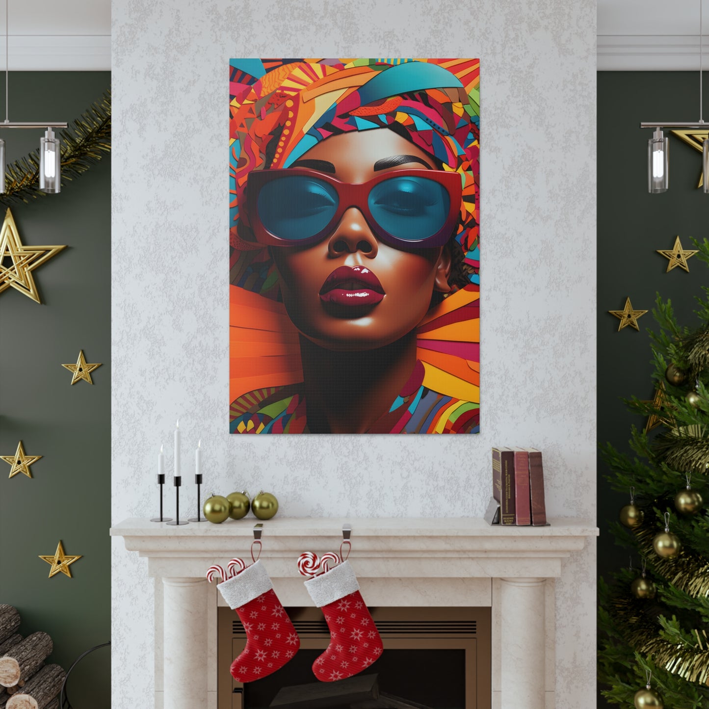 Kente Kouture (Malika) - Canvas Print