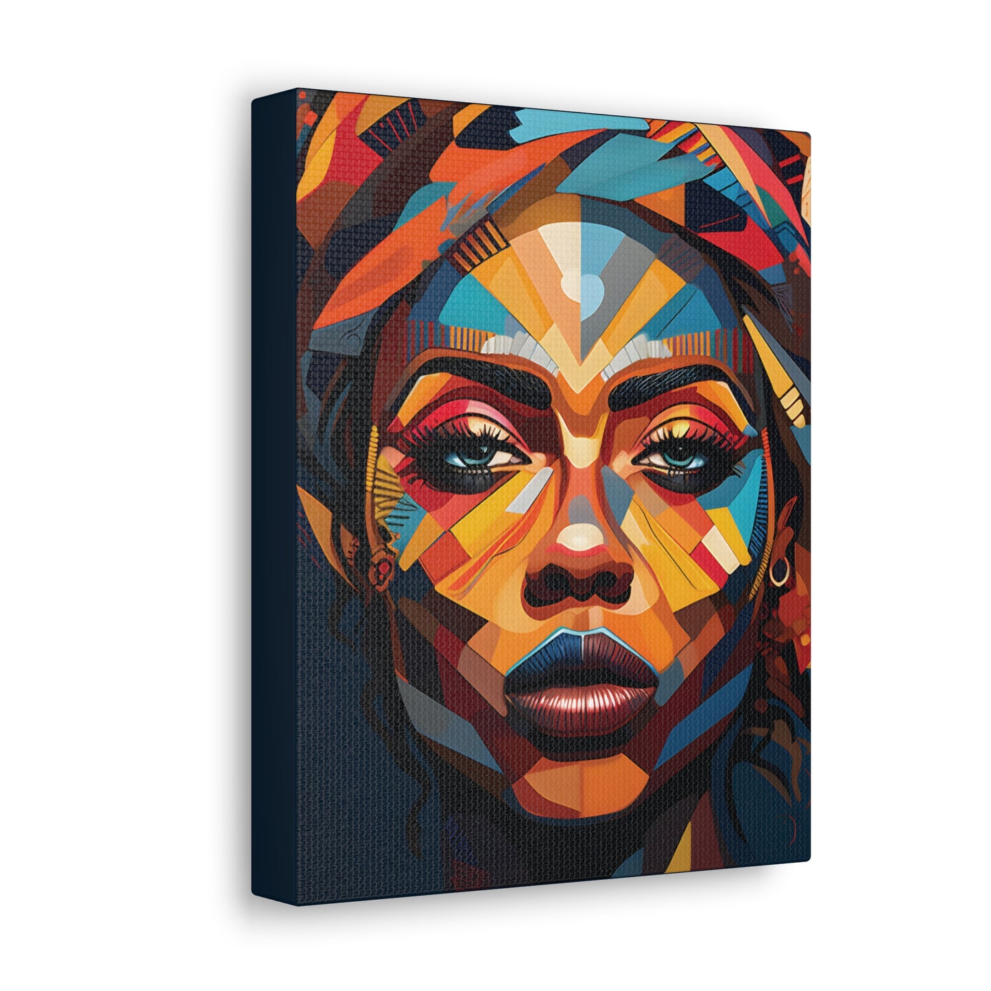 Melanated Mosaic (Nneka)  - Canvas Print