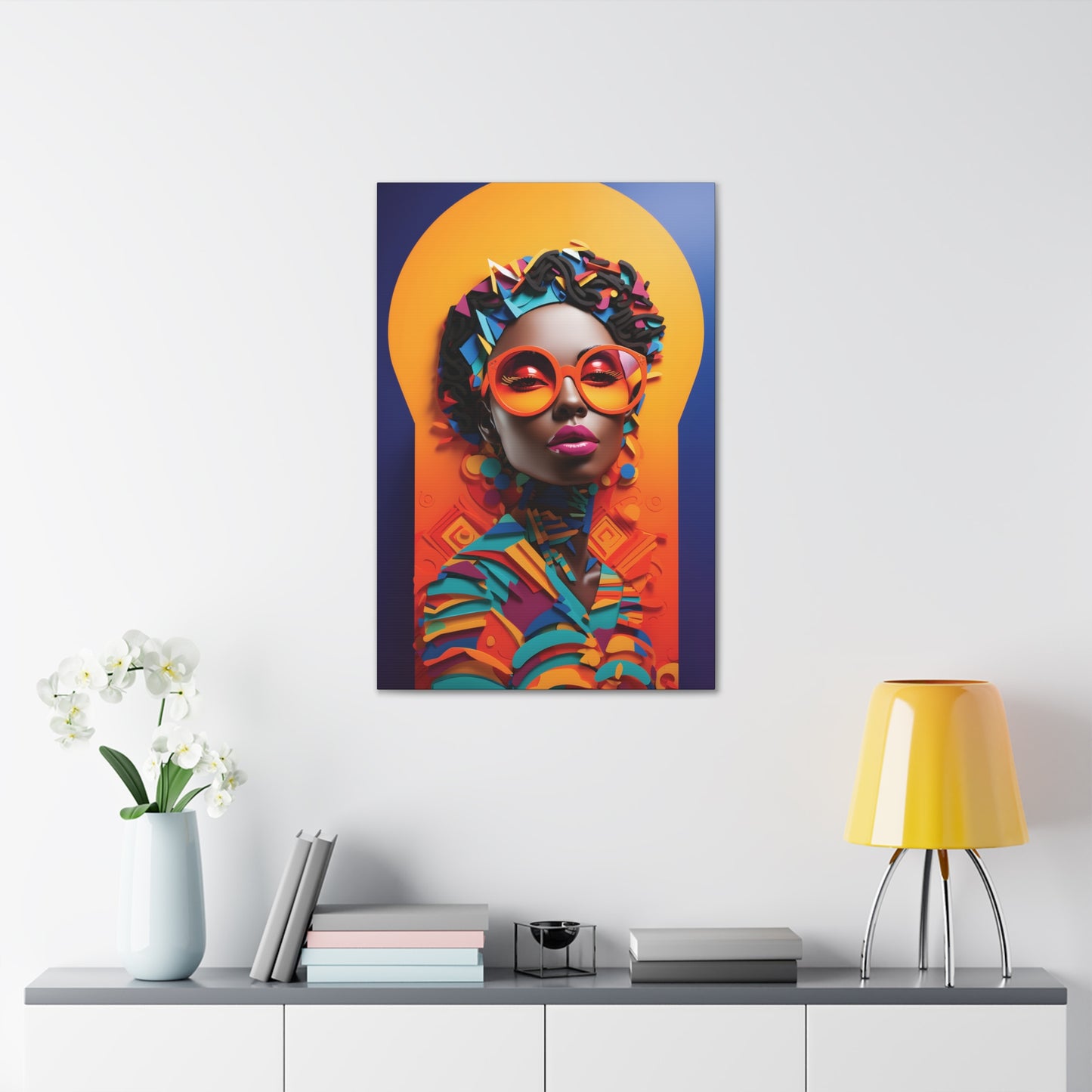 Bold Shades of Beauty (Keyana)  - Canvas Print