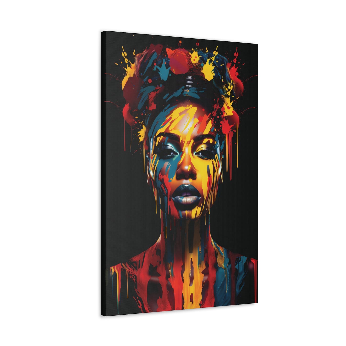 Splatter of Soul (Sanaa) - Canvas Print