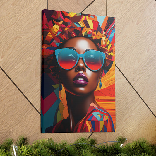 Kente Kouture (Dionne) - Canvas Print