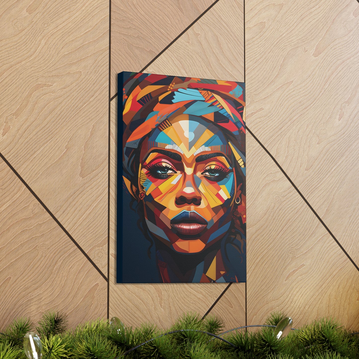 Melanated Mosaic (Nneka)  - Canvas Print