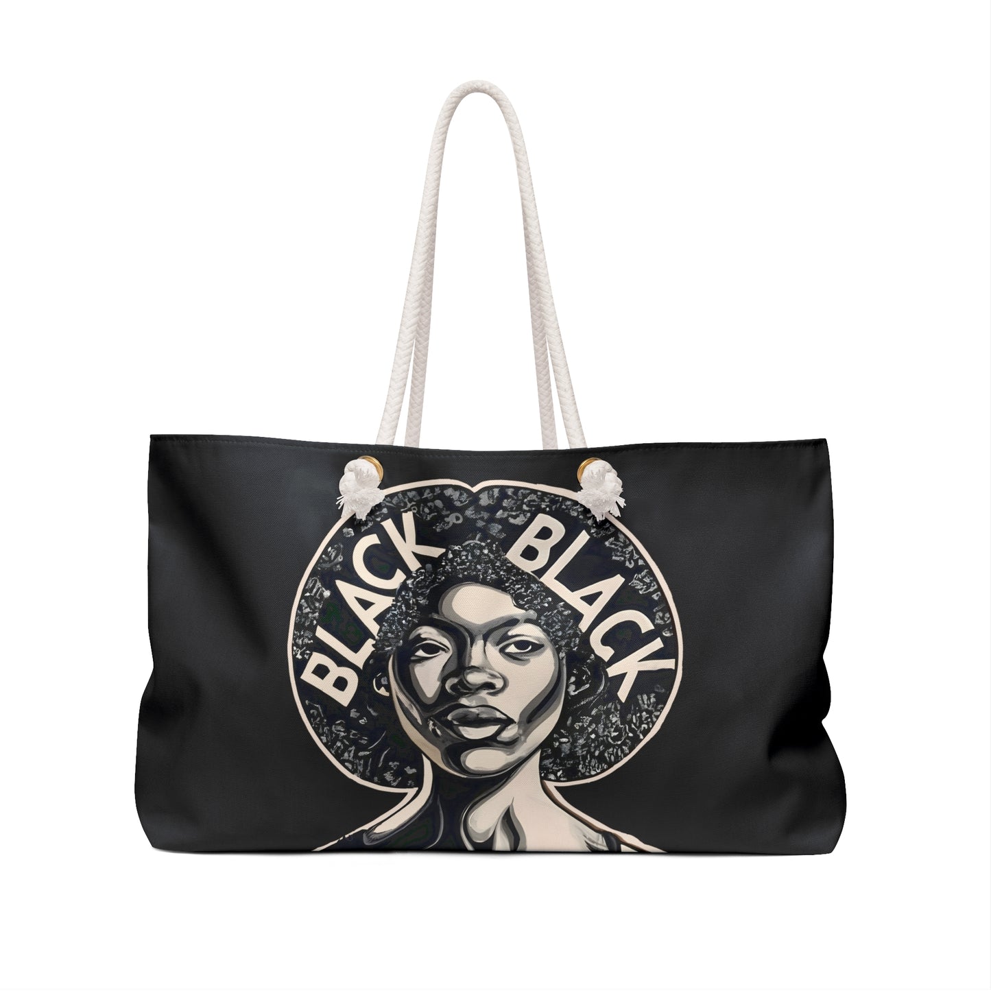 Black Black (Opulent & Onyx) - Everyday Tote Bag