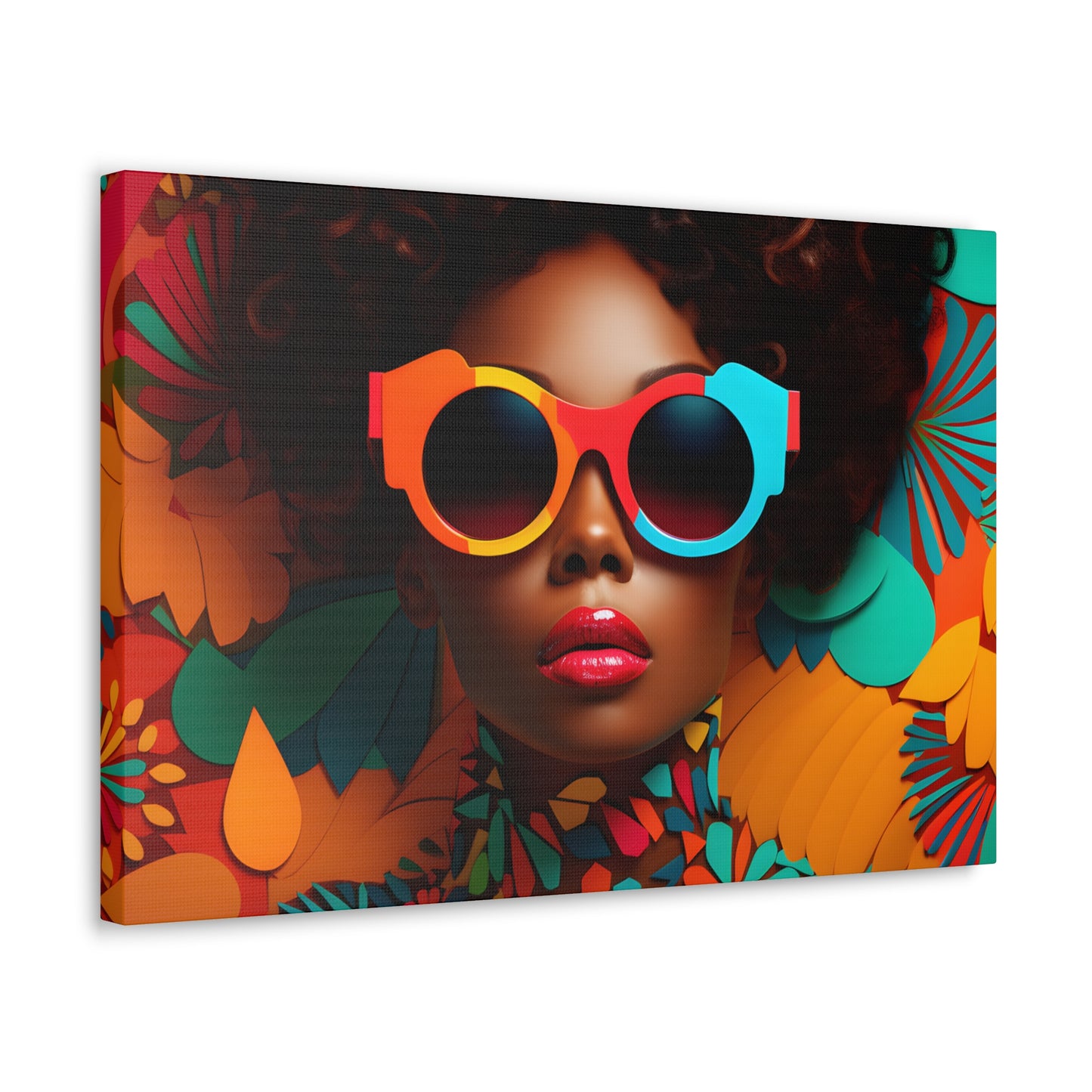 Bold Shades of Beauty (Zahra) - Canvas Print