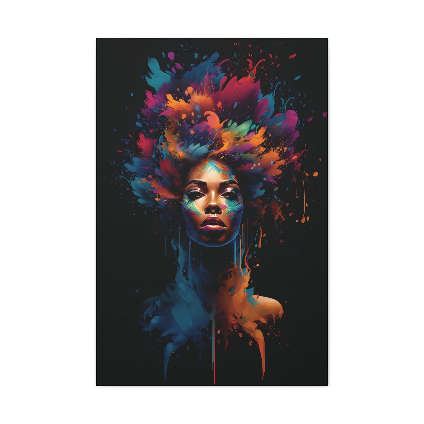 Splatter of Soul (Nyah) - Canvas Print