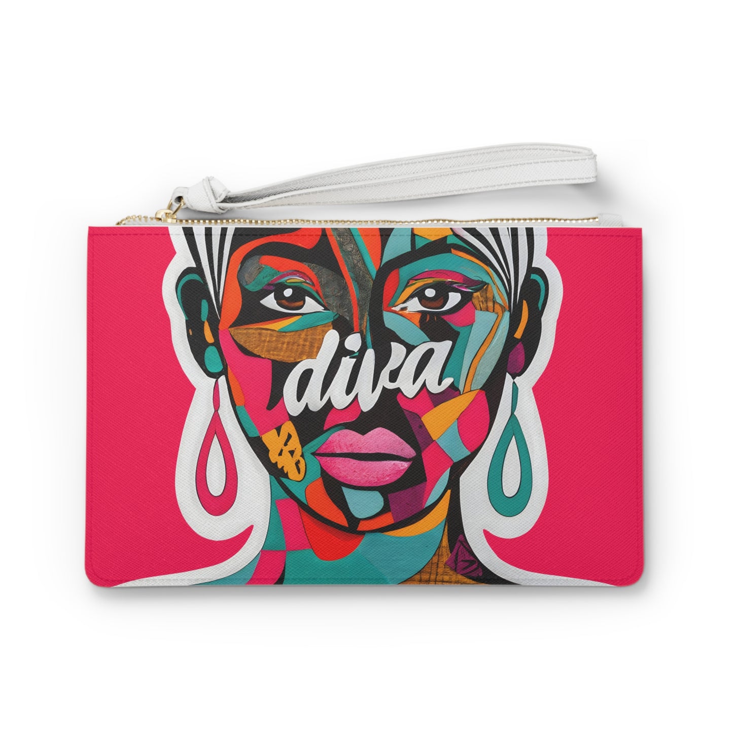 Face of a Diva - Clutch Bag