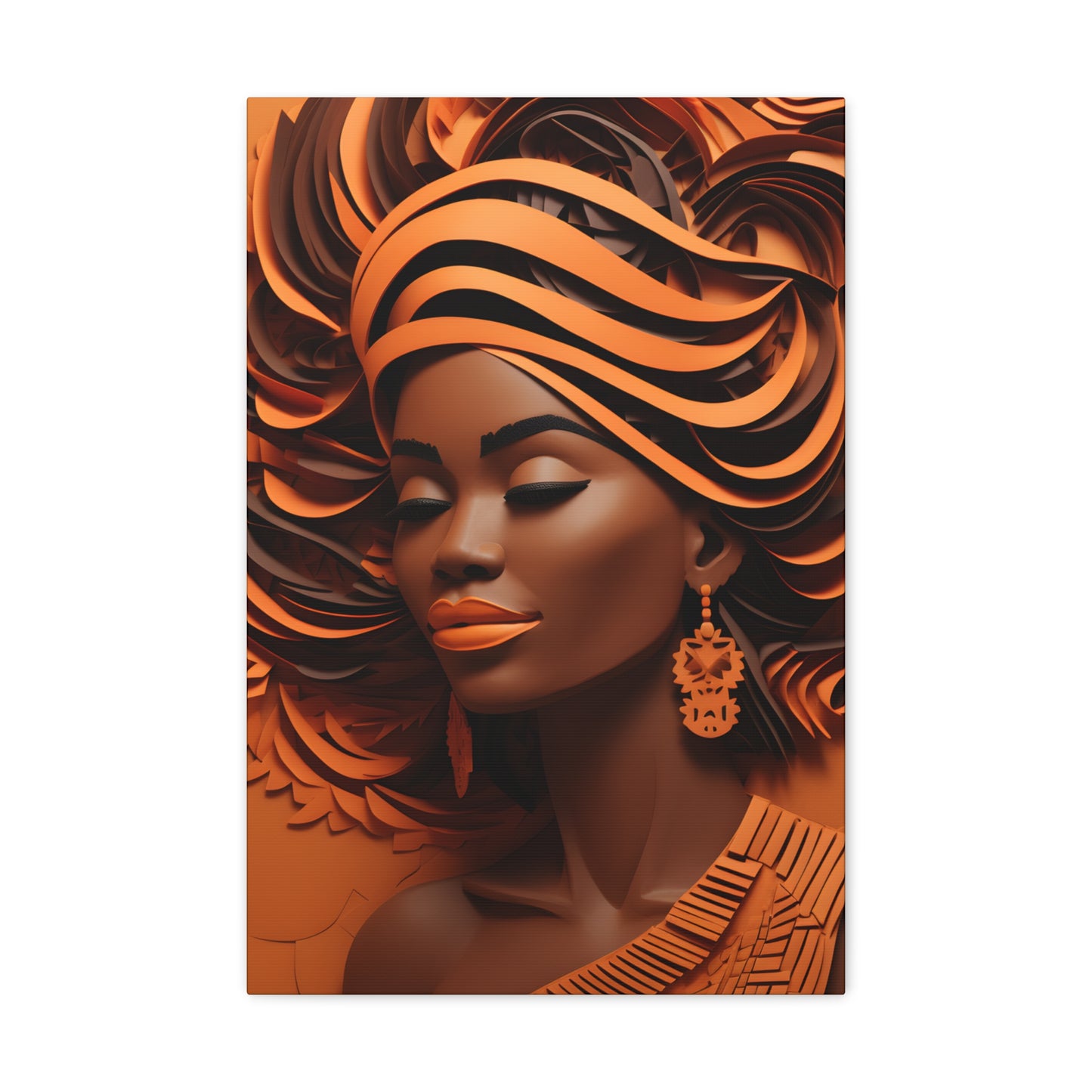 Copper Queens (Naomi) - Canvas Print