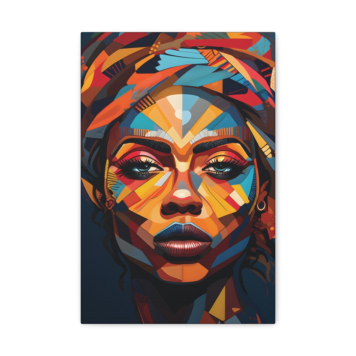 Melanated Mosaic (Nneka)  - Canvas Print