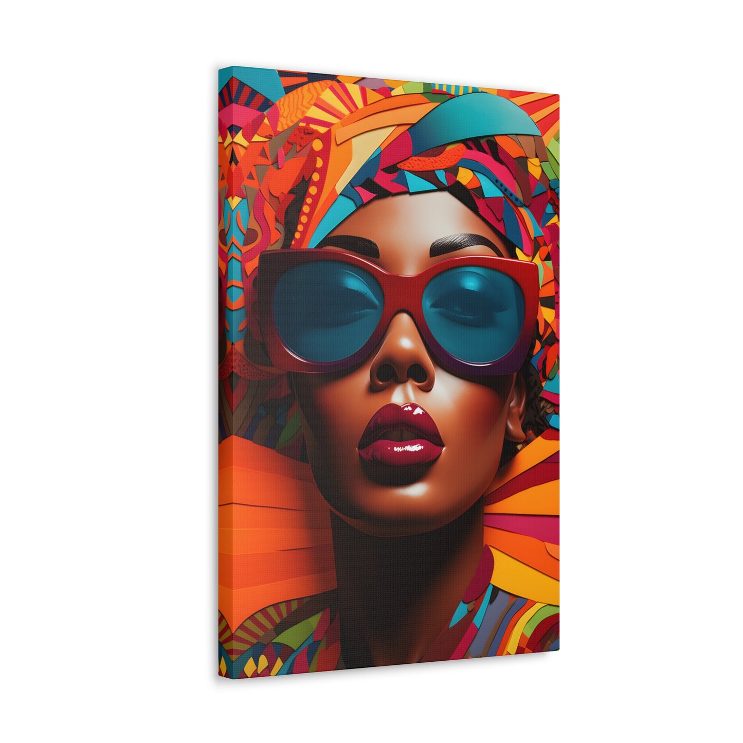 Kente Kouture (Malika) - Canvas Print