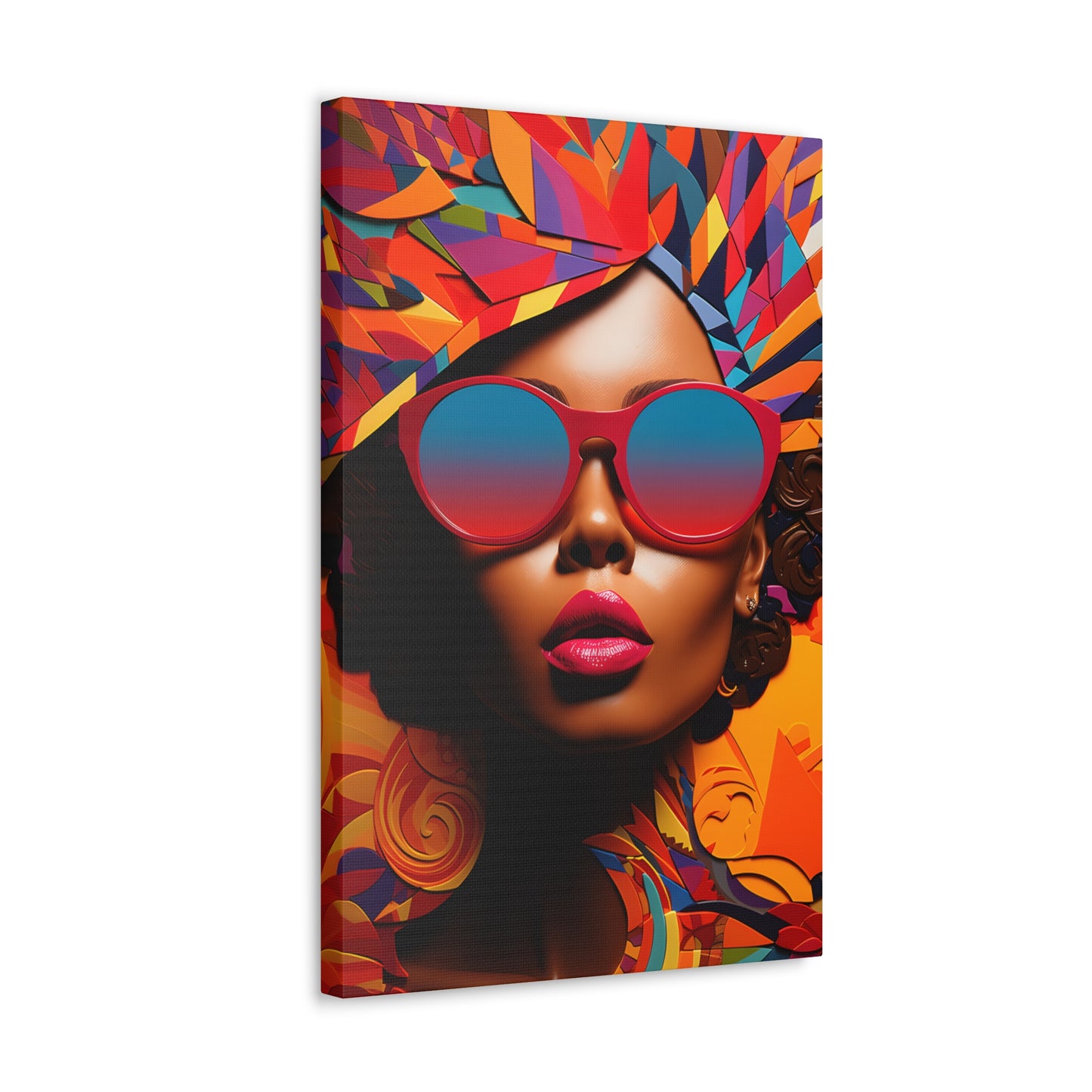 Kente Kouture (Aaliyah) - Canvas Print