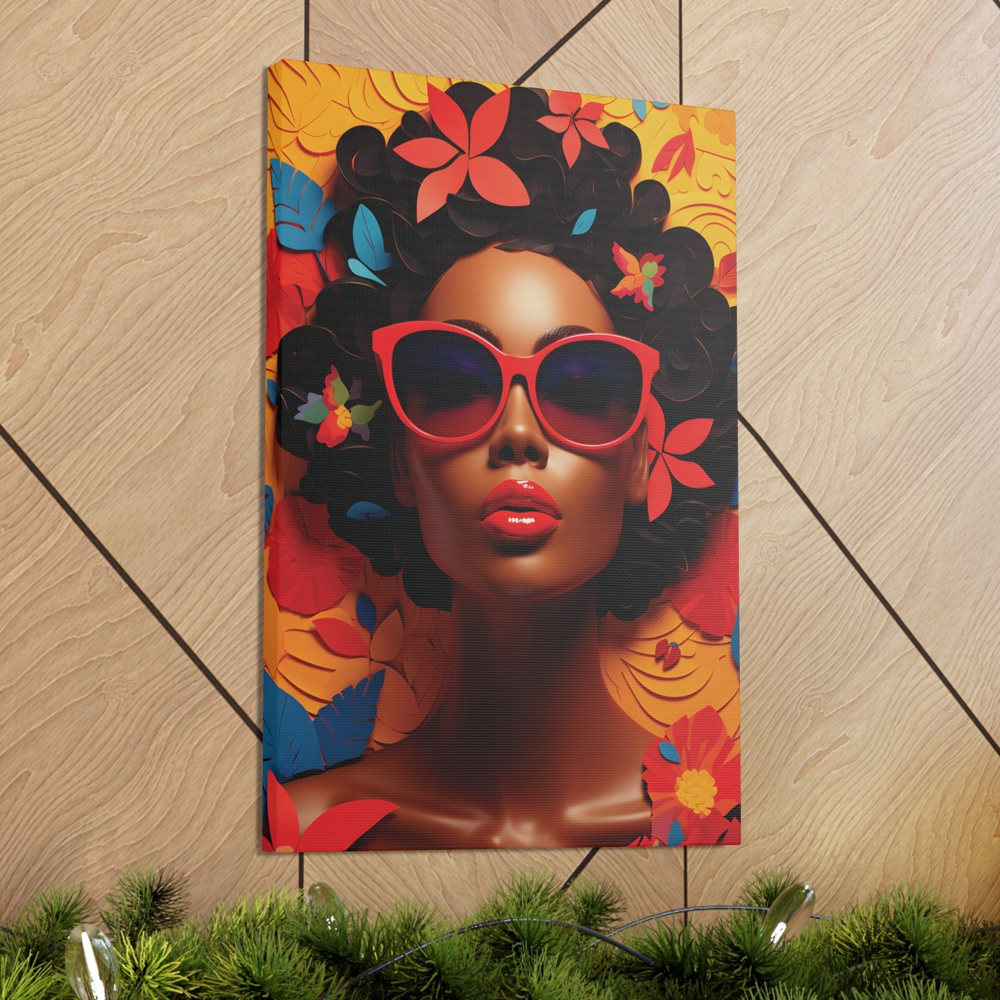 Bold Shades of Beauty (Maya) - Canvas Print