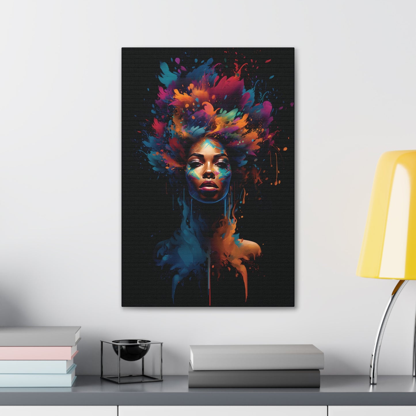 Splatter of Soul (Nyah) - Canvas Print