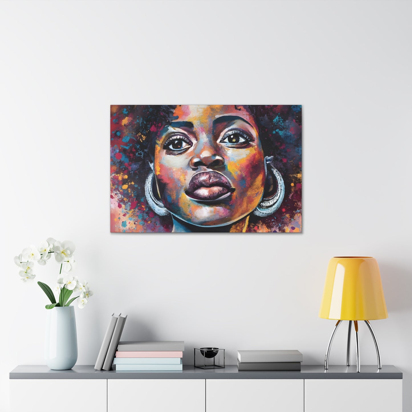 Abstract Africana (Kali) - Canvas Print