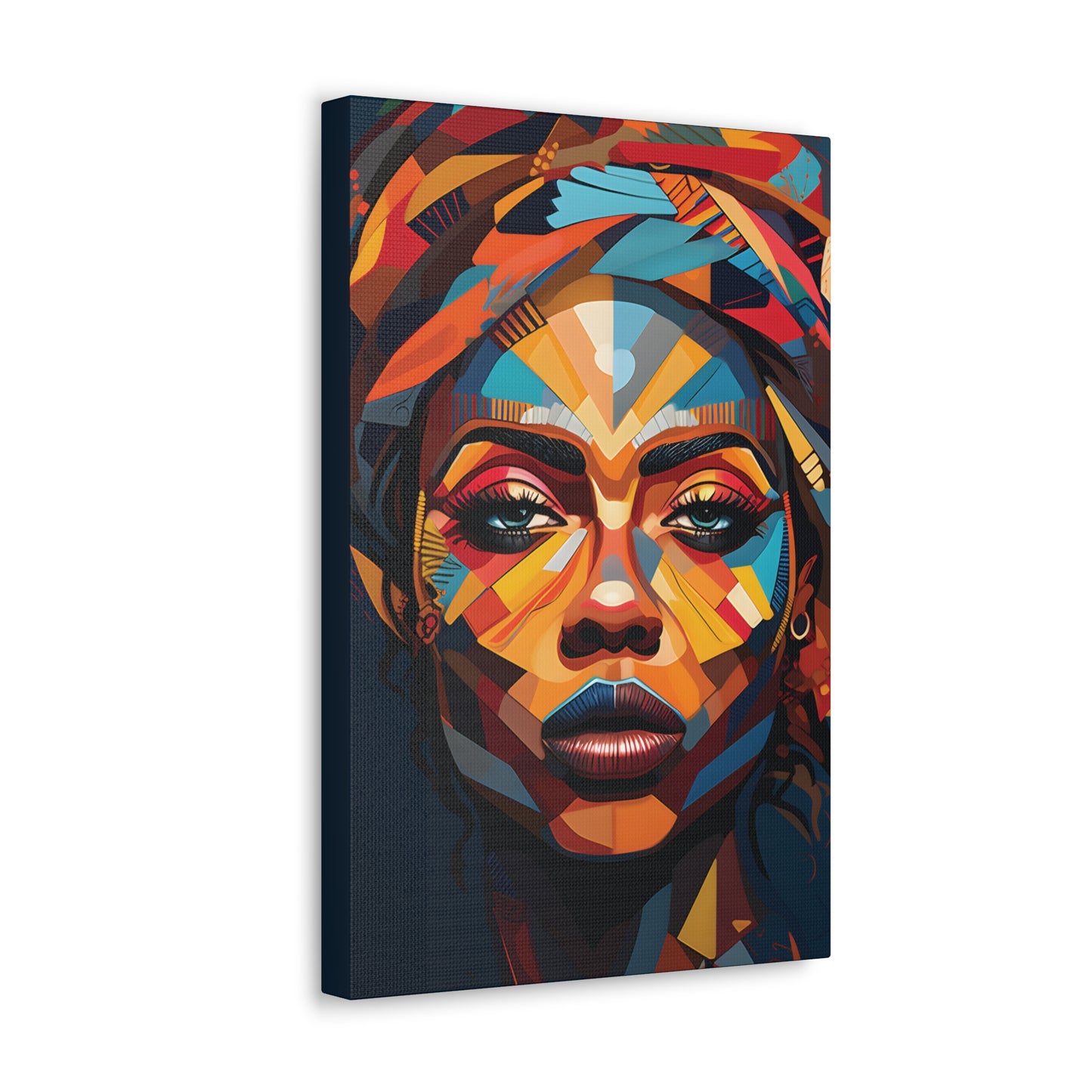 Melanated Mosaic (Nneka)  - Canvas Print