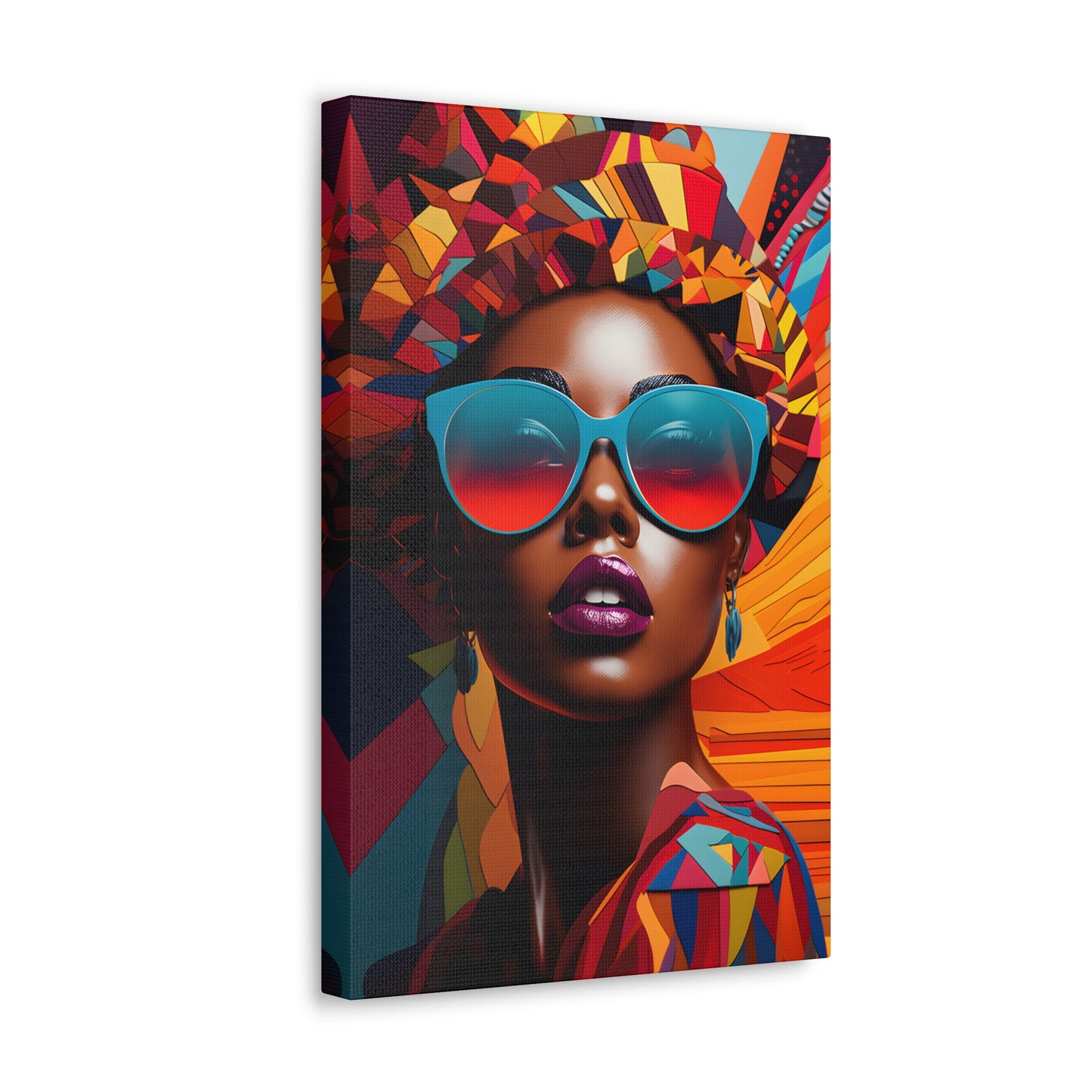 Kente Kouture (Dionne) - Canvas Print