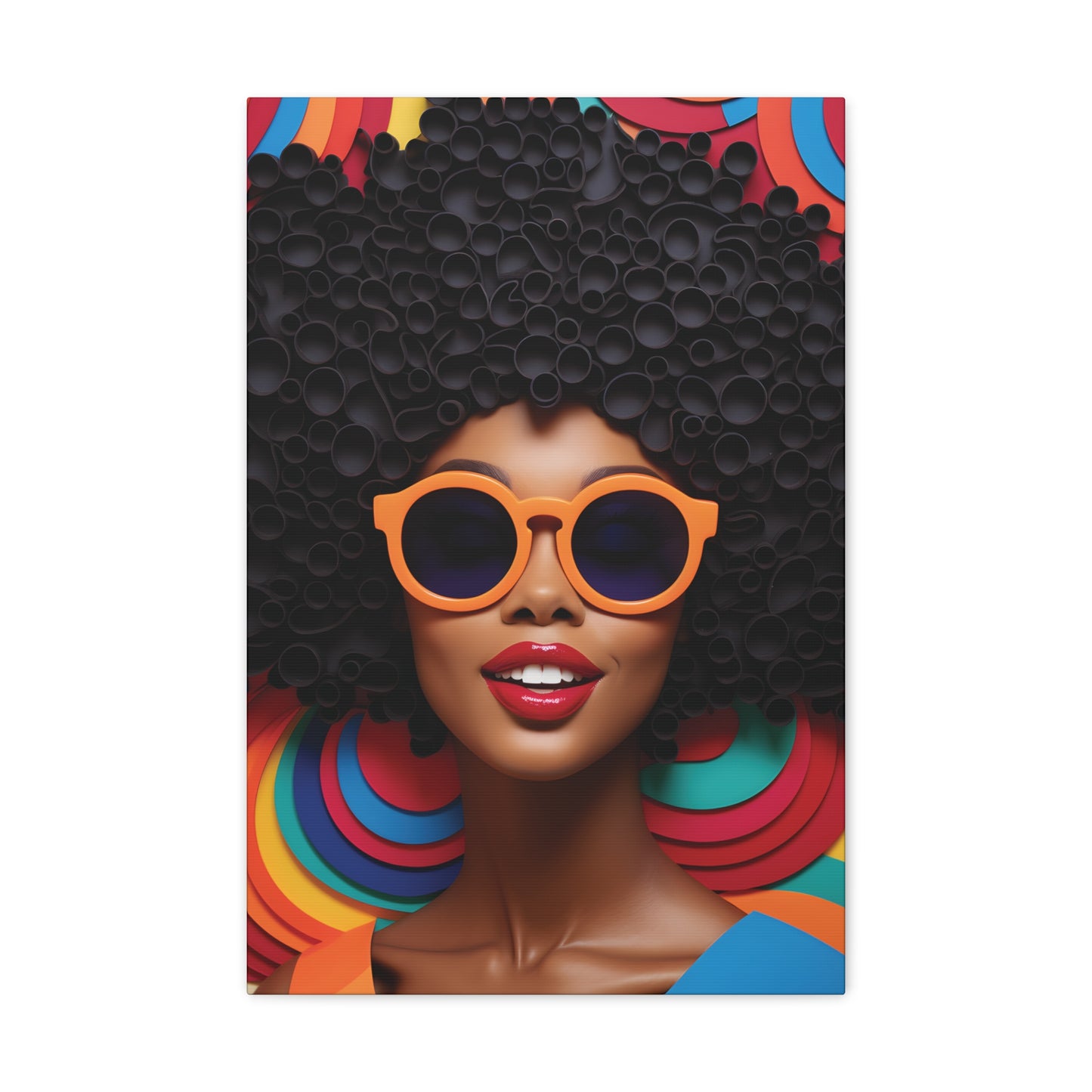 Bold Shades of Beauty (Ayanna) - Canvas Print