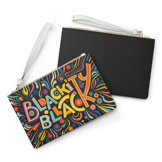 Blackity Black - Clutch Bag