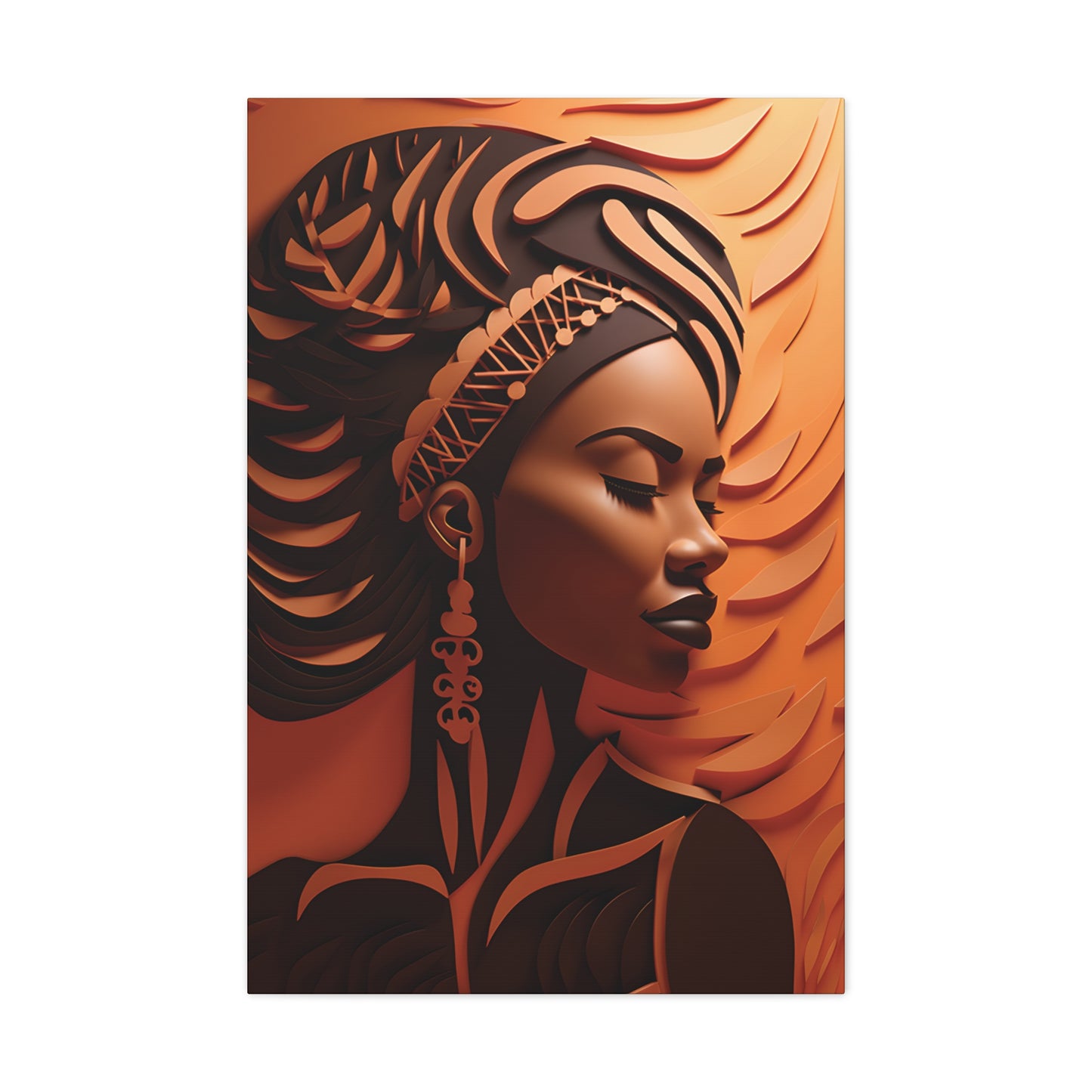 Copper Queens (Nia) - Canvas Print