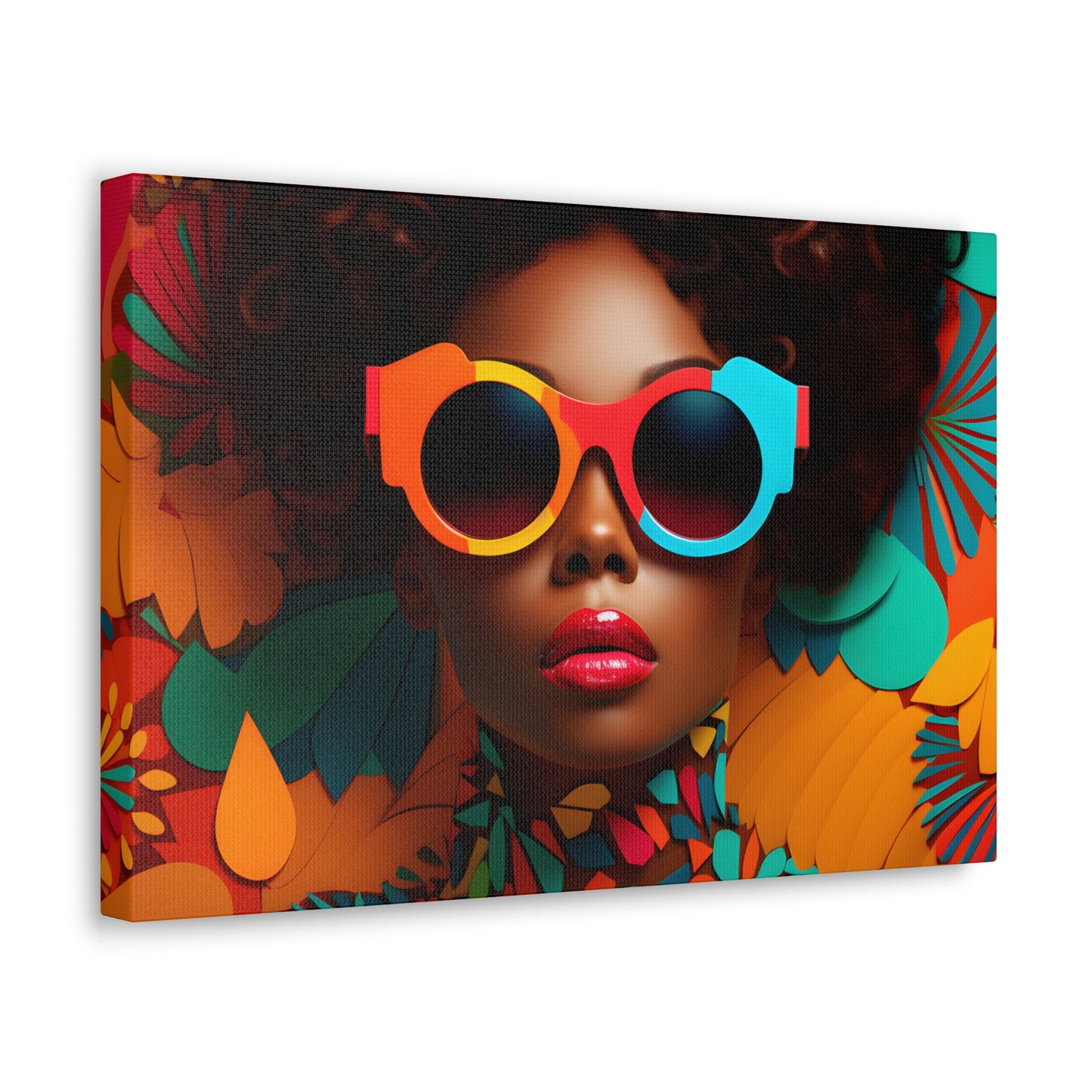 Bold Shades of Beauty (Zahra) - Canvas Print