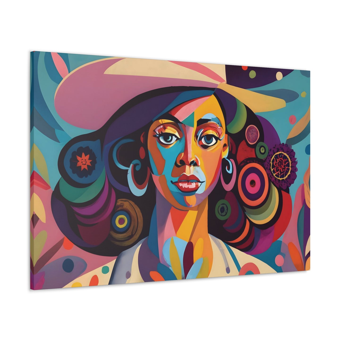 Abstract Africana (Zola) - Canvas Print