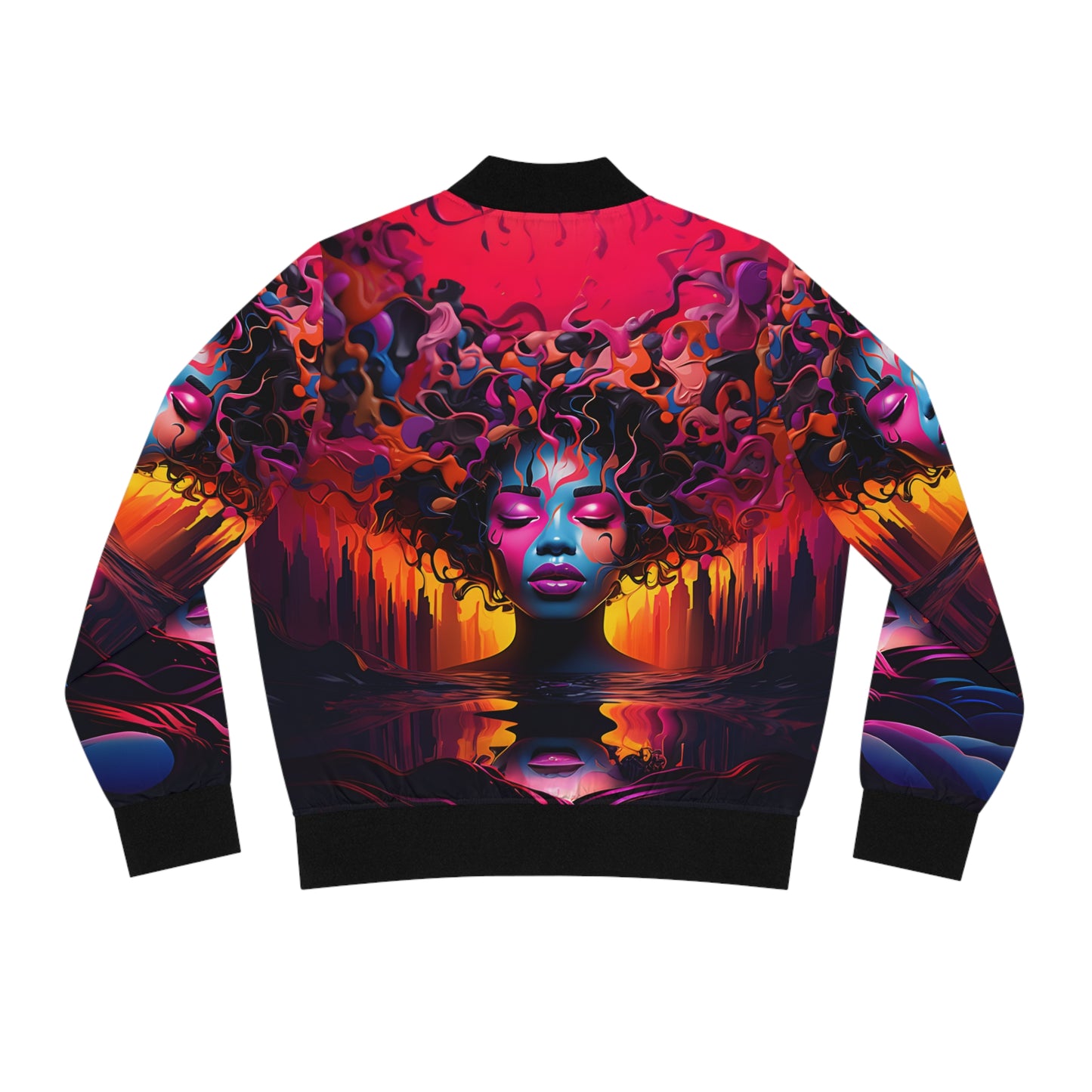 Trippin (Imani) - Women's Bomber Jacket