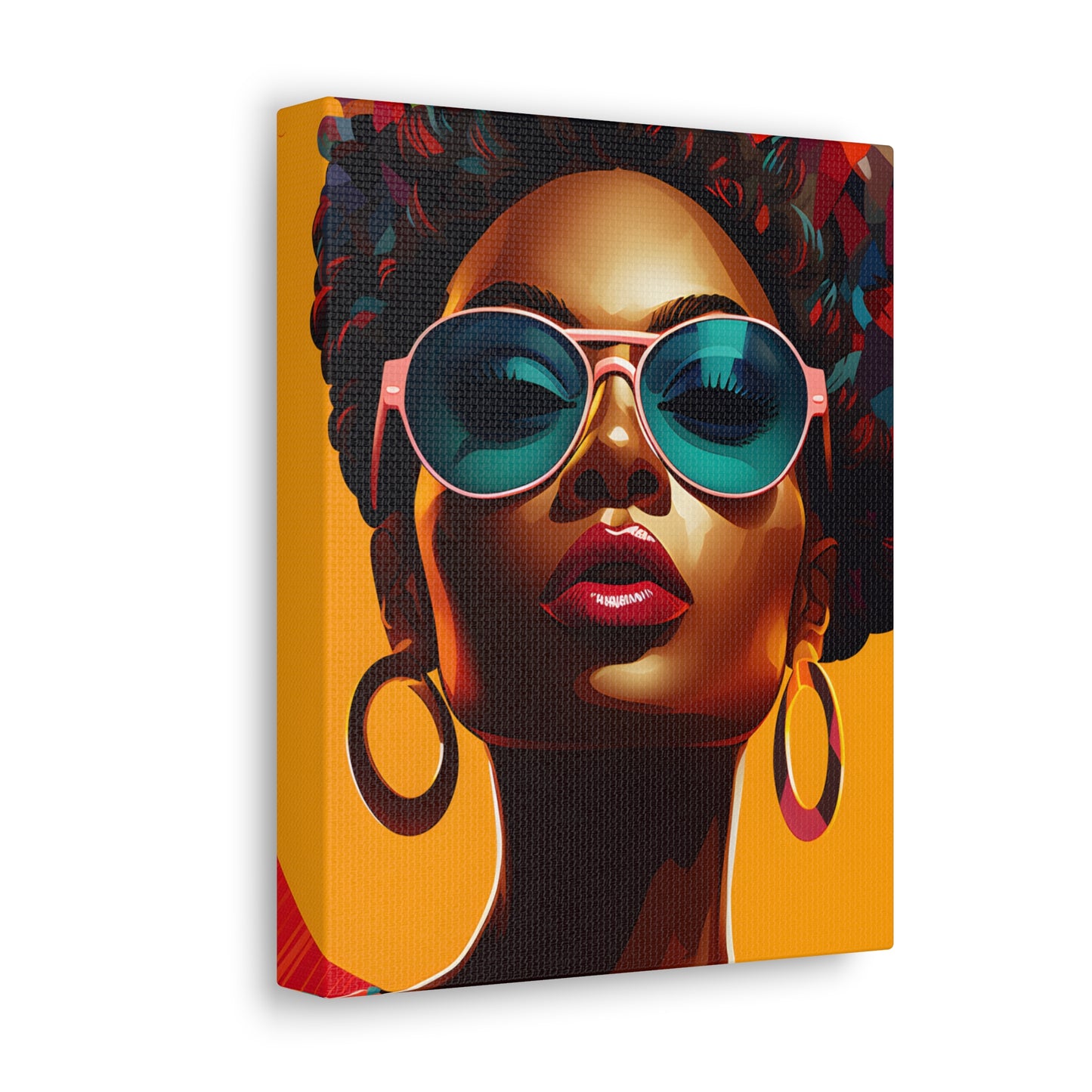 Kente Kouture (Renee) - Canvas Print