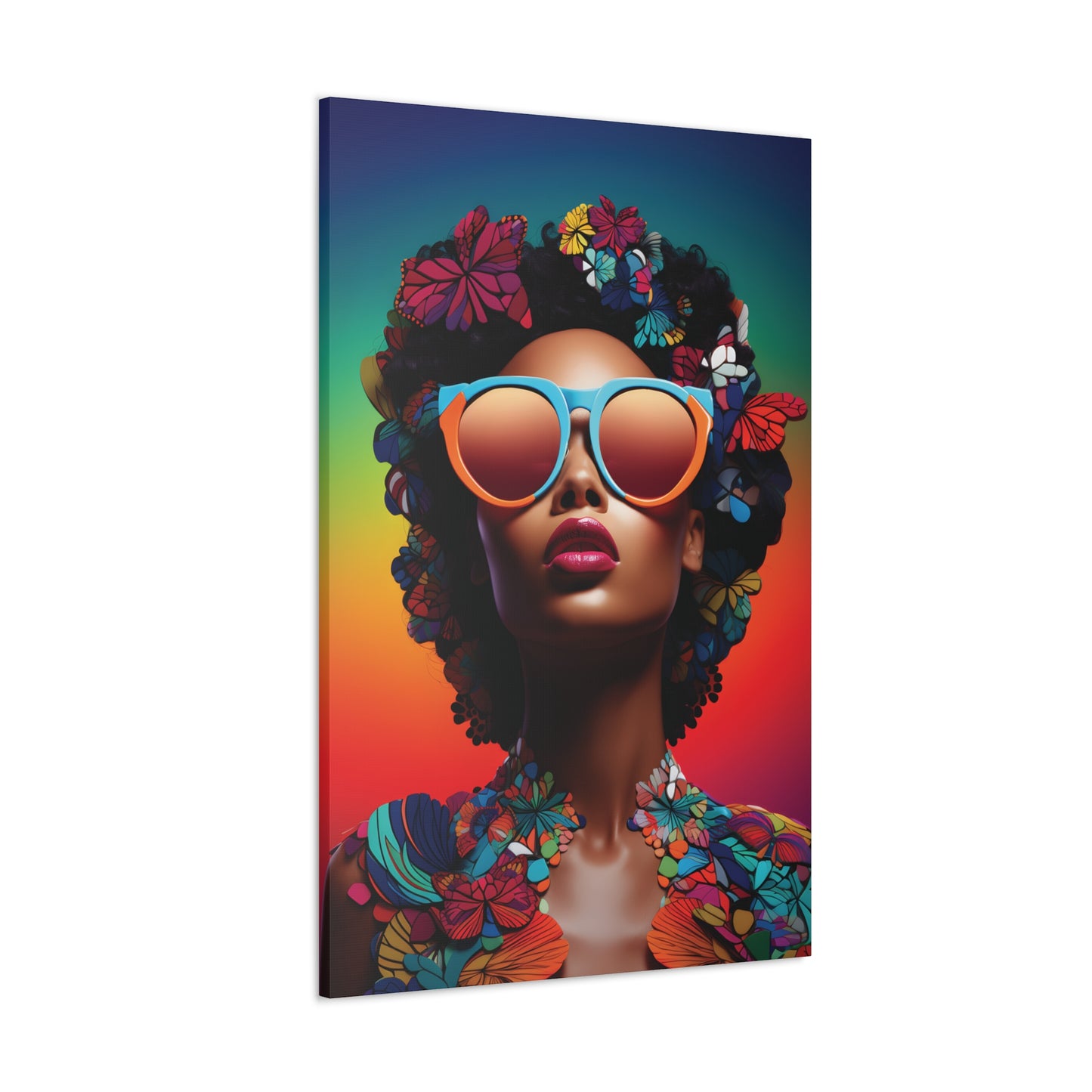 Bold Shades of Beauty (Vanessa) - Canvas Print