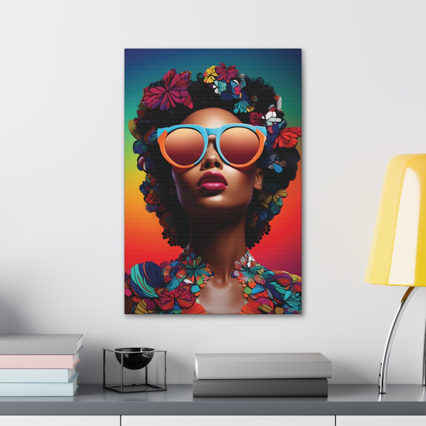 Bold Shades of Beauty (Vanessa) - Canvas Print