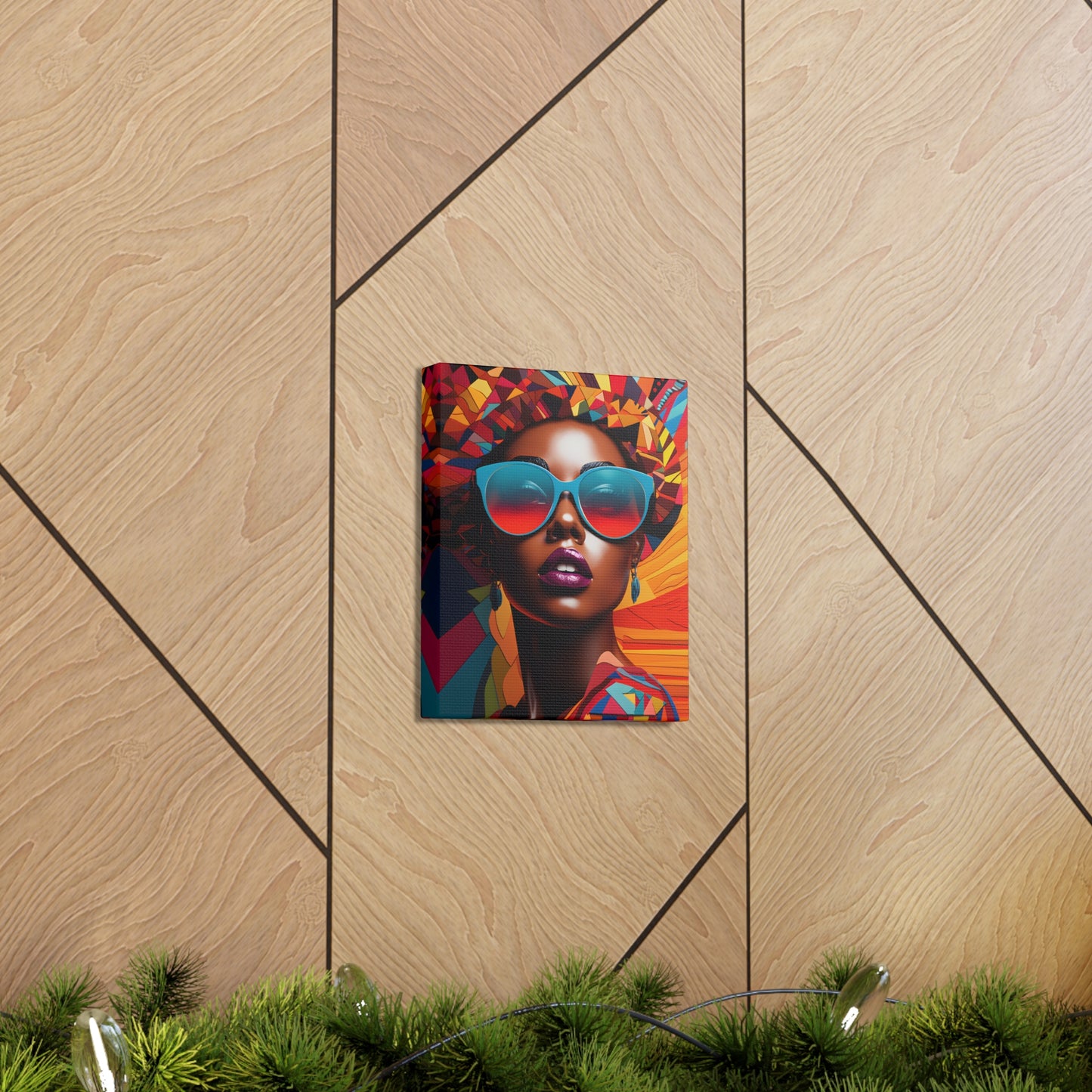 Kente Kouture (Dionne) - Canvas Print